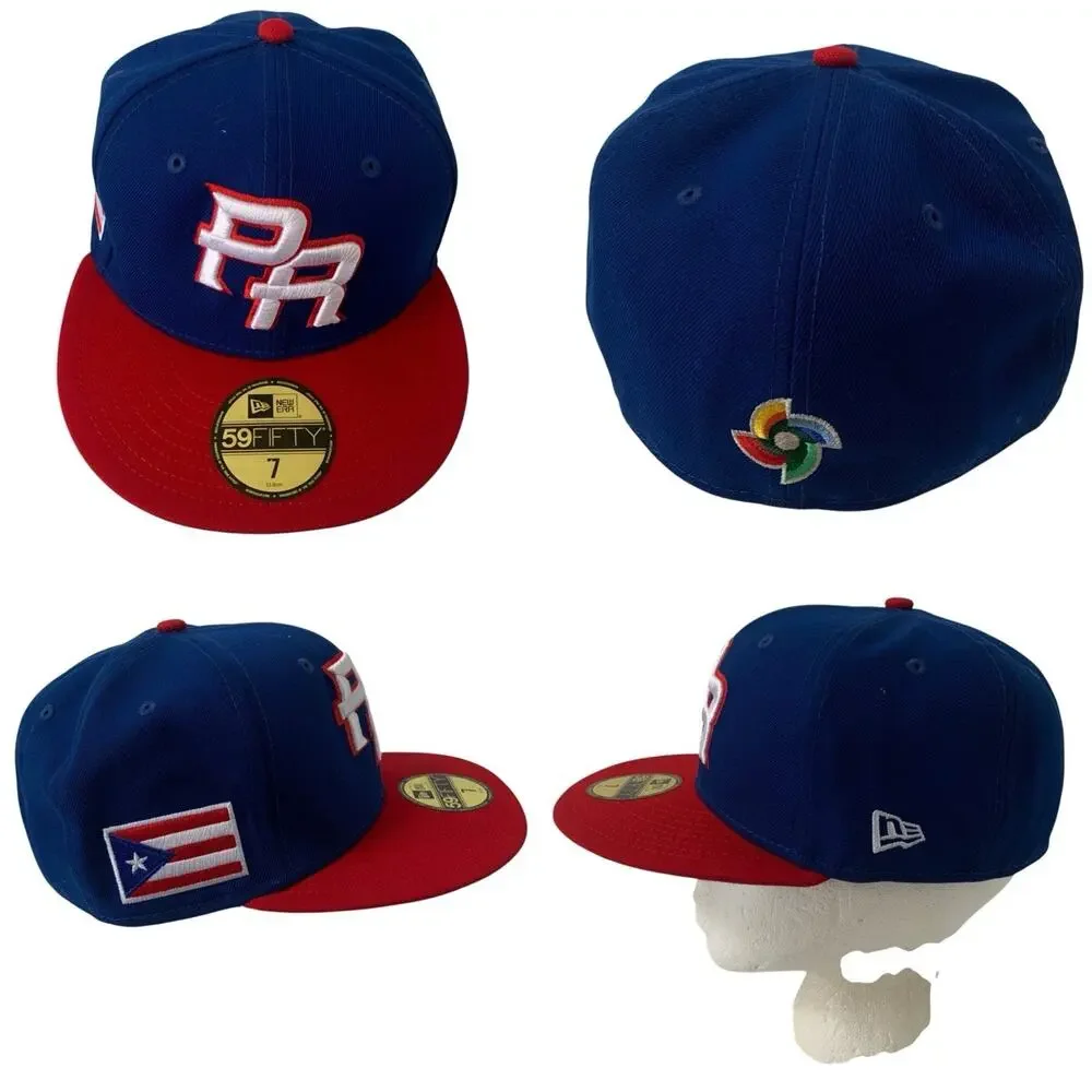 New Era 5950 Puerto Rico Size 7 Fitted WBC 2026 Baseball National Team Cap Hat